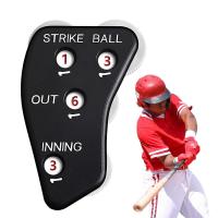 Baseball umpire clicker outdoor baseball scorer clicker อุปกรณ์กันลื่นออกแบบกีฬากลางแจ้งอุปกรณ์เสริมสำหรับแสดงลูกบอล