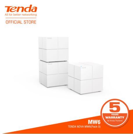tenda-nova-mw6-pack-3-mesh-ac1200-whole-home-mesh-wifi-system-ประกันศูนย์ไทย-5-ปี