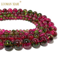 Wholesale AA Natural Stone Beads Green Red Crystal For Jewelry Making Diy Necklace celet Material 4 6 81012mm 15"