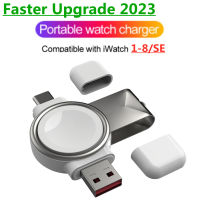 ใหม่2 In 1 Magnetic Watch Wireless Charger Interface สำหรับ 8 7 6 5 SE 4 3 2 Fast Charging แบบพกพา Type-C USB