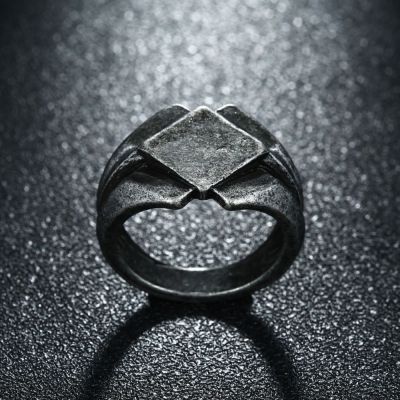 JOYPEACE แหวนแนวฮิปฮอปแนวเรโทรสุดเท่,แหวนพังค์เครื่องประดับแฟชั่นที่เป็นเอกลักษณ์ผู้ชายสไตล์นอร์ดิกเกาหลี