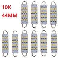 {: 10ชิ้น Festoon C5W Led ห่วงแข็งอัตโนมัติ44มม. หลอดไฟรถยนต์แสงโดมส่องแผนที่12V DC 1210 561 567 562โคมไฟป้ายทะเบียนสีขาว