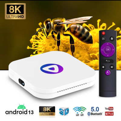 Android tv box system13.0 Dual WIFI With Bluetooth 5.0 Support 4K 8K HD Netflix,Hulu,Youtube 2GB 16GB H96MAX M1 Smart tv box