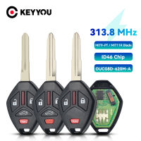 KEYYOU ID46ชิป313.8เมกะเฮิร์ตซ์ OUCG8D-620M-A รถกุญแจรีโมทสำหรับมิตซูบิชิกาแลนท์คราสแลนเซอร์ O Utlander 2007 2008 2009 2010 2011