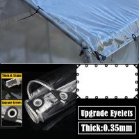 【LZ】❃﹉  0.35mm transparente pvc lona pérgola pano à prova de chuva plantas suculentas capa à prova dwaterproof água varanda janelas windbreak encerado