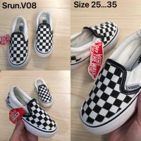 รองเท้าผ้าใบสำหรับเด็กโต Vans  Slip-On   ของใหม่100% พร้อมกล่อง ป้ายครบไซส์พร้อมส่ง