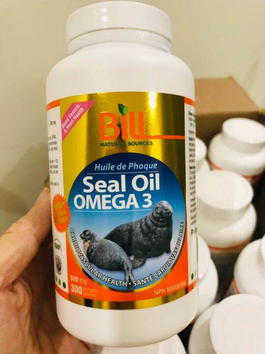 Tinh Dầu Hải Cẩu Canada Bill Seal Oil Omega 369 500mg 300 viên, Date