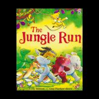 The jungle run English story picture book parent child reading English original childrens book