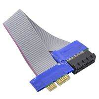 PCI-E PCIE X1 Riser Extension Ribbon Cable Male to Female Graphics Card Adapter