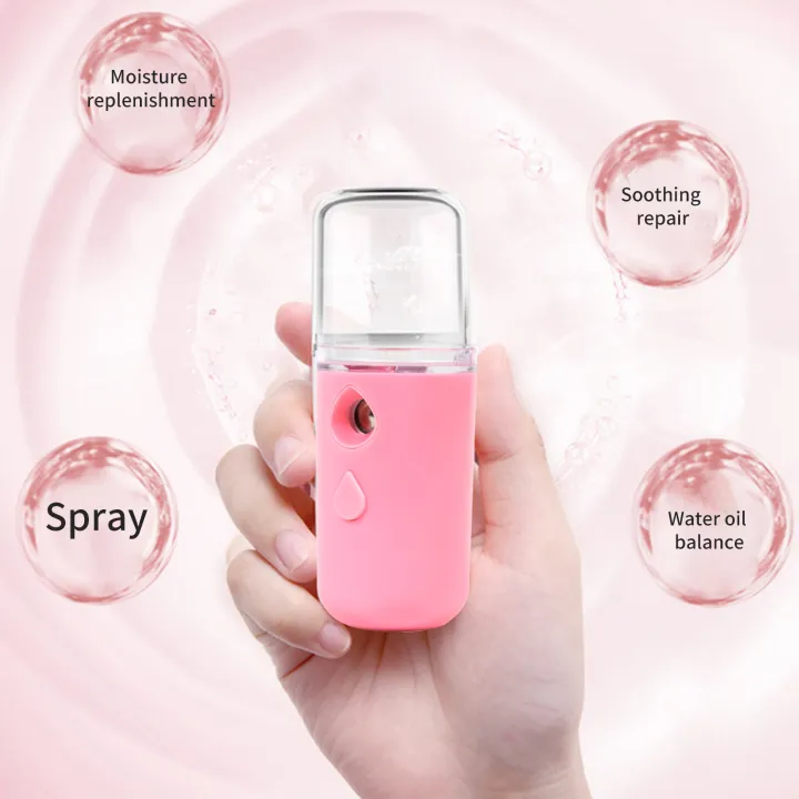 Nano Facial Humidifiers Portable Face Humidifier USB Charging for Skin