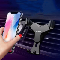 Gravity Car Holder Air Vent Clip Mount Universal Phone Holder GPS Support Mobile Cell Stand for 13 12 Samsung Xiaomi2023