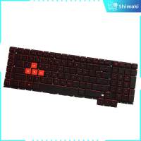 Shiwaki Keyboard Replacement US Layout พร้อม Backlit สำหรับ HP 17-An016Ng Accessories