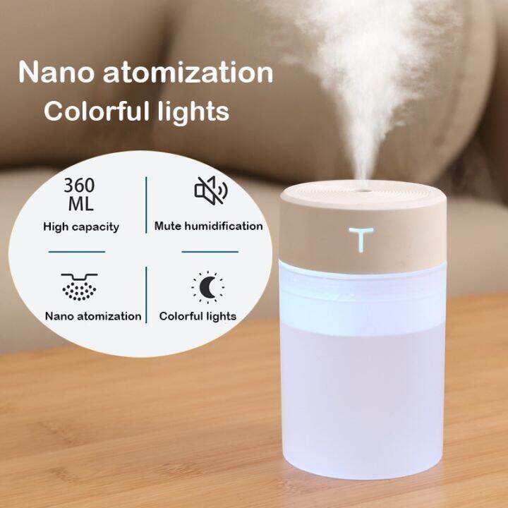 260ml Mini Ultrasonic Humidifier Air Purifier Diffuser Humidifer for in