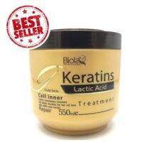 Biola Keratins Treatment 550ml. บิโอล่า โปรเฟสชั่นแนล เคราตินส์ เซลล์ อินเนอร์ รีแพร์ ทรีทเมนท์