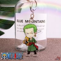 Ready Stock พวงกุญแจ - ☠พวงกุญแจ One Piece☠ Roronoa Zoro Acrylic Keychain Pendant 5211028▽◇