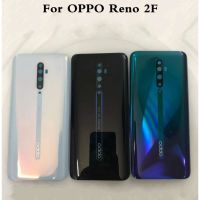 2F Oppo Reno 2 F ฝาหลังหลังกระจกฝาครอบสำหรับ Reno2 F