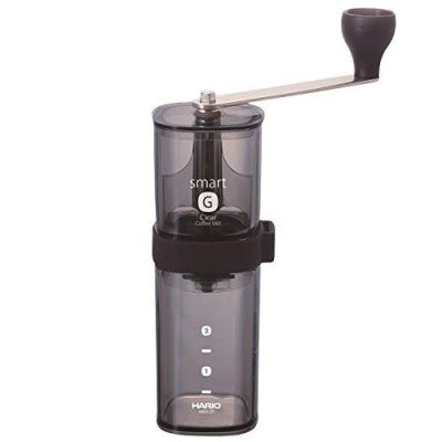 [Direct From Japan] HARIO "Smart G" Ceramic Coffee Mill Coffee Mill Smart G Transparent black MSG-2-TB