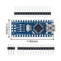 【】 queenprincessko mall 10ชุด = บอร์ดมินิ USB ATmega328สาย USB 10ชิ้น CH340G สำหรับ Arduino