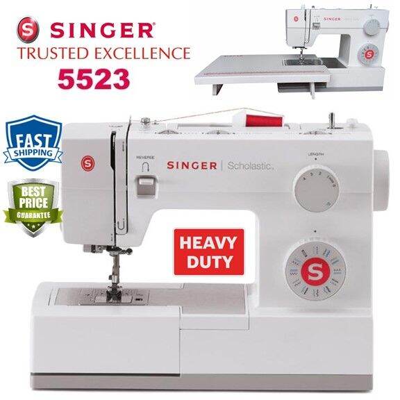 SINGER 5523 HEAVY DUTY Electric Sewing Machine ExtraHigh Sewing Speed