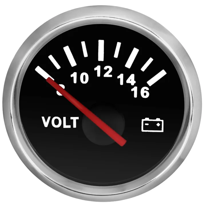 52mm Marine Voltmeter 816 / 1632 Volts For Caravan Car Boat