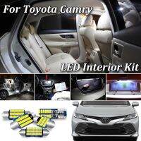 100% สีขาวข้อผิดพลาดฟรี Canbus สำหรับ Toyota Camry รถยนต์ LED ภายในโดมแผนที่แสง + โคมไฟป้ายทะเบียนชุด (1987-2020)