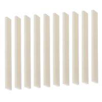 Portable 10 pcs High Quality Cattle Bone Blank Saddles For Guitar Maker Luthier Supply Guitar Accessories