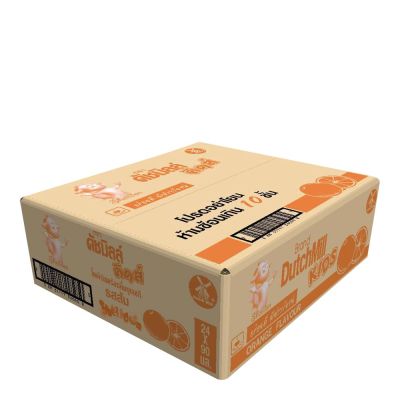 สินค้ามาใหม่! ดัชมิลล์ คิดส์ โยเกิร์ตพร้อมดื่ม ยูเอชที รสส้ม 90 มล. แพ็ค 48 กล่อง Dutch Mill Kids UHT Milk Yogurt Orange 90 ml x 48 Boxes ล็อตใหม่มาล่าสุด สินค้าสด มีเก็บเงินปลายทาง