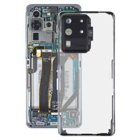 For Samsung Galaxy S20 Ultra SM-G988 G988U G988U1 SM-G9880 SM-G988B/DS G988N G988B G988W Glass Transparent Battery Back Cover