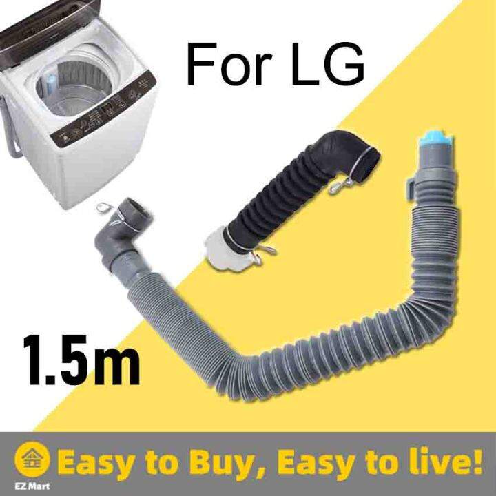 【Fast Shipping】 Extension Soft Pi pe Wash Machine Dishwasher Drain Waste Outlet Hose Universal