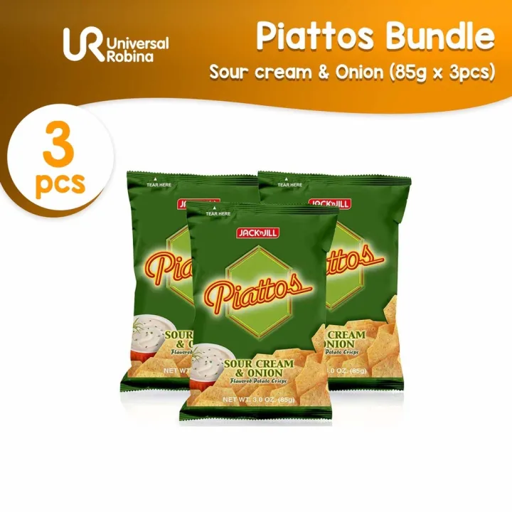 O O Piattos Sour Cream 85G - 3 Packs | Lazada PH