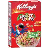 เคลล็อกส์อาหารเช้าฟรูตลูปส์ 285กรัม ✿ Kelloggs Froot Loops 285g.