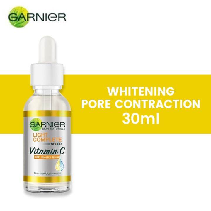 Garnier Bright Complete Vitamin C Serum 30ml Face whitening dark spot remover Brightening skin