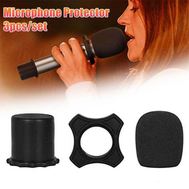 sanhe Handheld Microphone Windscreen Foam Cover AntiRoll Device Mic
