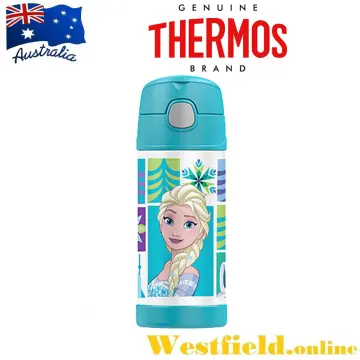 Thermos 12 Ounce Funtainer Frozen Elsa Vacuum Insulated Straw Bottle 