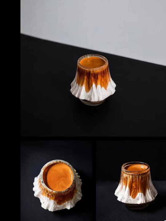 ร้อน2022-chamvin-liu-siyu-ออกแบบทำงานจำกัดถ้วยกาแฟสกปรกแก้วลาเต้เอสเพรสโซ่ชงไวน์น้ำชาถ้วยวิสกี้แว่นตา