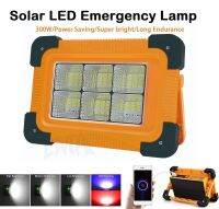 Portable LED Solar Charge Lamp COB Flood Light Magnet Camping Lantern Tent Lgiht 8000mAh Work Spotlight 4 Modes USB Rechargable