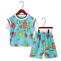 2022 Summer Streetwear Style Kids Clothing Sets Casual Letter Print Boys Girls Sets New Pullover Short Sleeve Clothes 2PCS