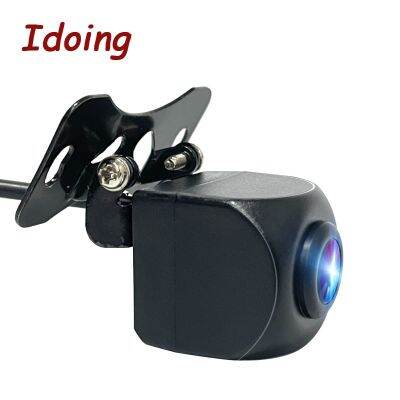 Idoing 170องศามุม HD กล้องมองหลังรถกลับกล้องปลาตา Night Vision ที่จอดรถช่วยเหลือสำหรับ8.1/9.0