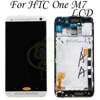 LCD For HTC One / M7 Screen Assembly Replacement with Frame Case Touch Glass 801e One M7 LCD Display Black Red Gold Blue Silver