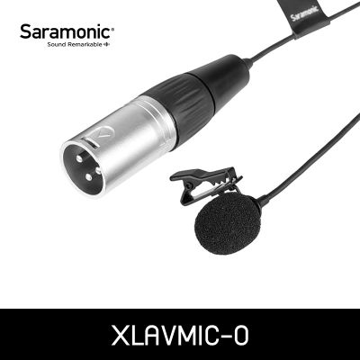 Saramonic ไมโครโฟนหนีบปกเสื้อ XLAVMIC-O หัว XLR แบบ 3-pin สายยาว 6 เมตร
