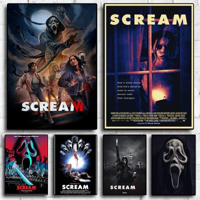 2023 Pop หนังสยองขวัญ Scream 6โปสเตอร์ Aesthetic Jenna New York Film TV ภาพวาดผ้าใบ Wall Art Mural Room Decor ตกแต่งบ้านใหม่0822