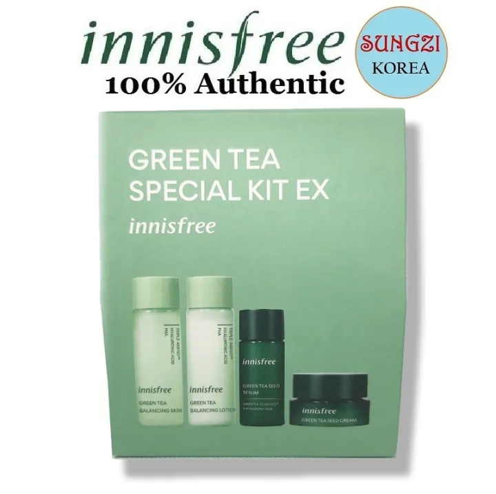 INNISFREE Green tea Special Kit Ex (4 items) (2025) NEW Korean