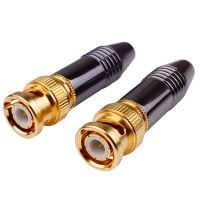 【cw】 BNC Jack Plug Connector Gold-Plated HD Male Adapter For Coaxial Camera Surveillance system Accessories CCTV System 【hot】