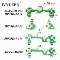 IVYUEEN 10 PCS for Dualshock 4 PS4 DS4 PRO Slim Controller Conductive Film Conducting Film Keypad Flex Cable JDM 050 040 030 011