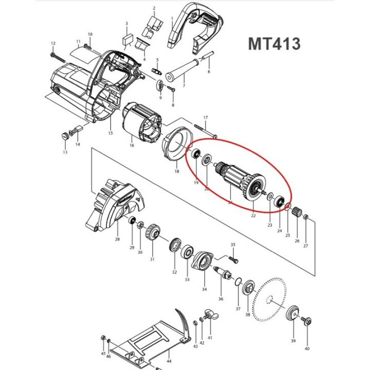 ทุ่นไฟฟ้าเครื่องตัดน้ำมากีต้ารุ่น-m4100zx-และแมคเทค-maktec-รุ่นm413-สามารถใช้กันได้-2-รุ่นสินค้าของแท้