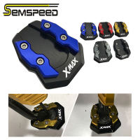 Ready Stock รถจักรยานยนต์เท้าด้านข้าง Kick แผ่นลื่นไถลขาตั้ง Extension Kickstand Pad สำหรับ Yamaha XMAX 400 300 250 125 XMAX300 2017 2018 2019 2020 2021