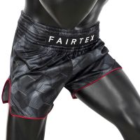 Fairtex Boxing Muay Thai Shorts BS1901 Black “Stealth” collection ( Size M,L,XL)  กางเกงมวย เเฟร์เเท็กซ์ สีดำ ทำจากผ้าซาติน ของเเท้จากโรงงานเเฟรฺ์เเท็กซ์