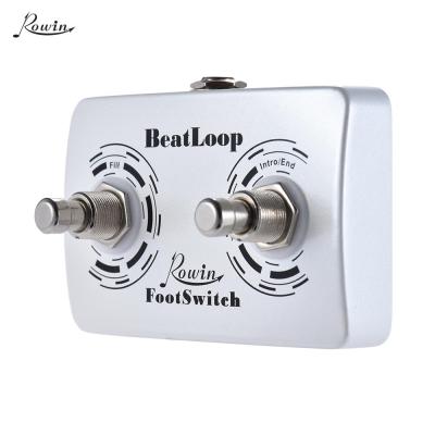 Rowin beatloop dual footswitch สวิทช์เท้าเหยียบสำหรับ rowin Beat LOOP ผลการบันทึกเหยียบกับสายเคเบิล 6.35 มม