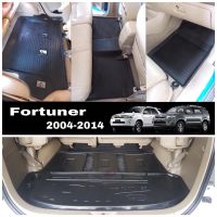 (แยกขาย) ผ้ายางปูพื้น ยกขอบ ตรงรุ่น  Toyota Fortuner 2004-2015 (A/T,M/T) (หน้ายักษ์/หน้าแชมป์) (ขนส่งKerry 1-2วันของถึง) พรมยางปูพื้นยกขอบเข้ารูป ตรงรุ่น