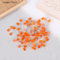 Longjia Tools 257 LED สี่เหลี่ยม2X5X7 5สีขาสั้นลูกปัดโคมไฟ LED อินไลน์อุปกรณ์ DIY อิเล็กทรอนิกส์2x5x7จำนวน100ชิ้น